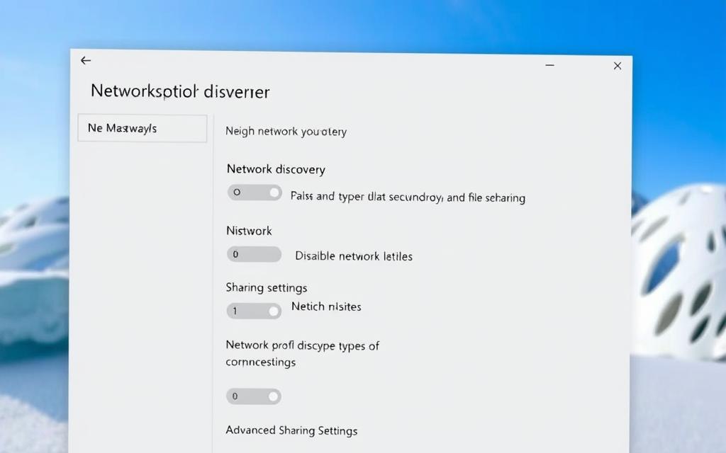 Windows 10 network discovery settings