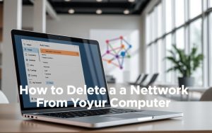 how do i delete a network from my computer