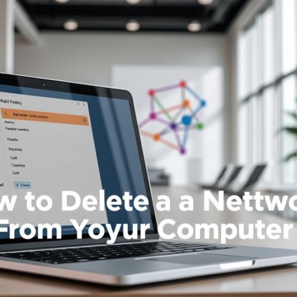 how do i delete a network from my computer