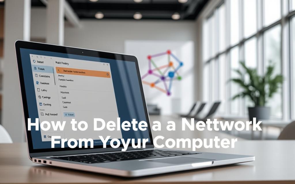 how do i delete a network from my computer